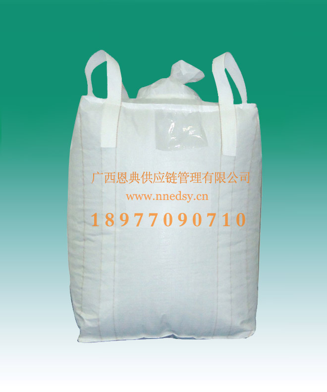 加厚方形耐磨集裝袋包裝袋  四吊環白色噸袋吊裝袋 淀粉噸袋太空包